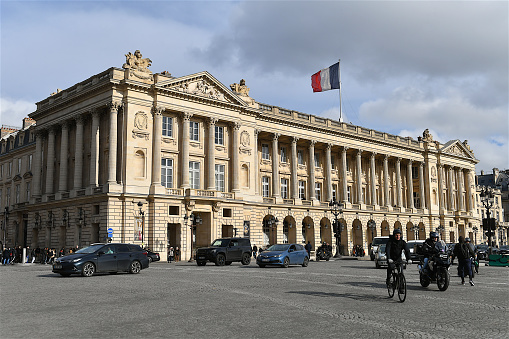 View to one of the royal palaces and the equestrian statue of Frederick V which is considered one of the best of its kind. It is made by the French artist Jacques Saly in 1768. The royal palace is built in 1760 and consists of four similar palaces, inhabited by the different generations of the royal family