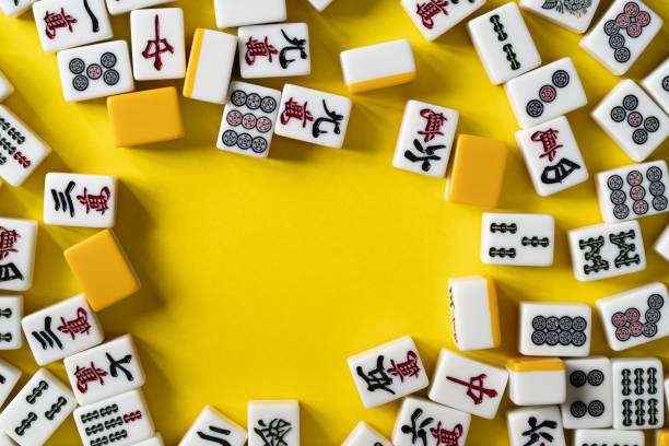 istock mahjong tiles on yellow background 2039948617