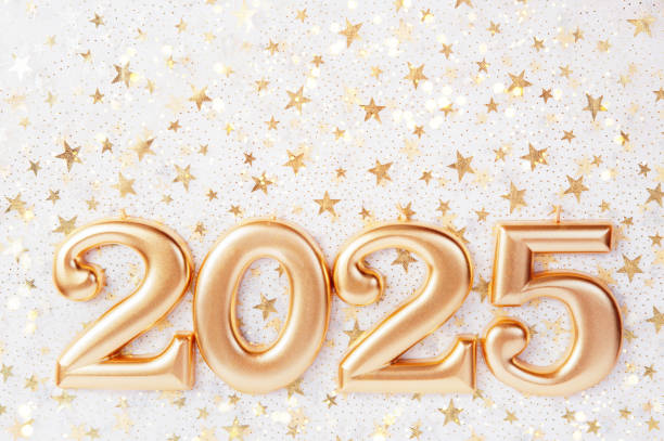 istock Holiday background Happy New Year 2025. 2039973184
