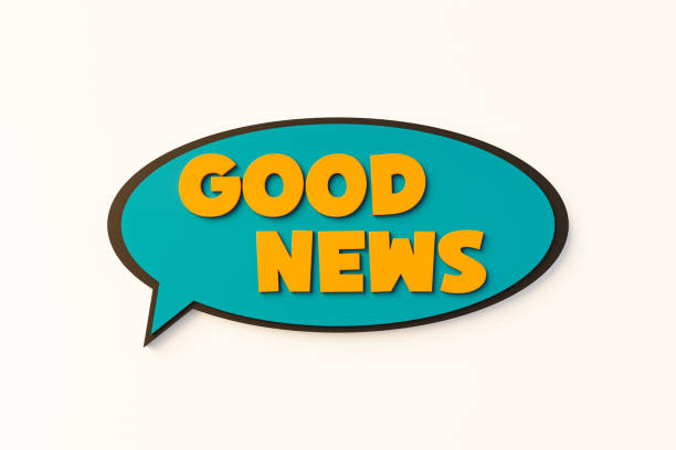 istock Good News, cartoon speech bubble. 2039995678