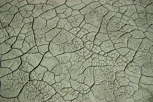Drought and cracked soil