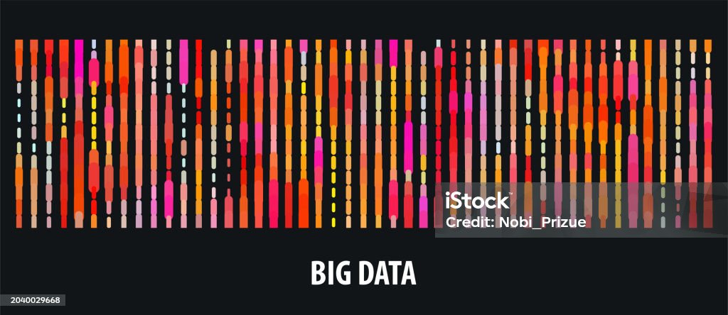 Big Data Visualization Dna Genomic Test Stock Illustration - Download ...