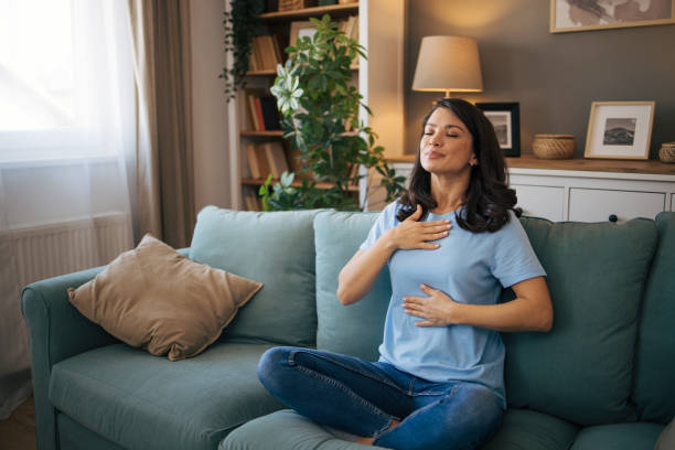 istock Yoga time at home 2040059641