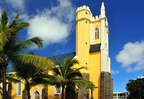 Mahébourg, Grand Port District, Mauritius: Catholic Church Notre Dame Des Anges, this straw-colored temple was originally built in 1849