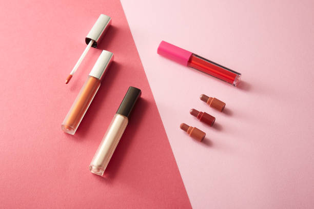 Cosmetic Product Over Pink Background