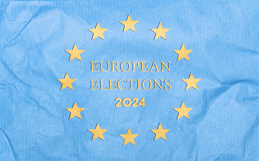 European Flag paper Background