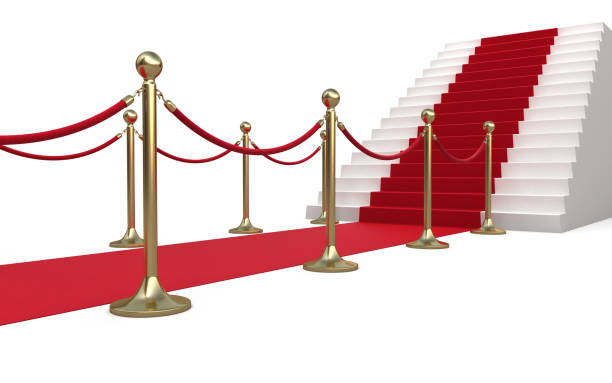 istock Barrier rope and red carpet 2040179820