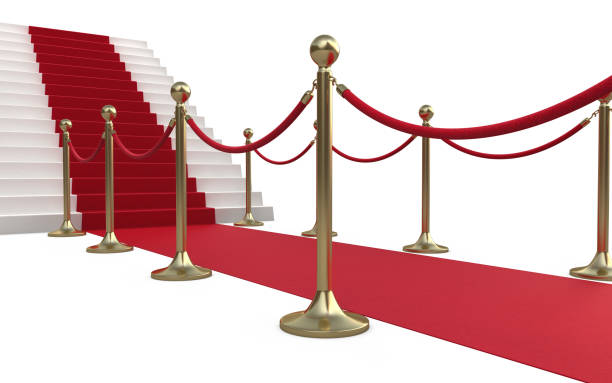 istock Barrier rope and red carpet 2040179846