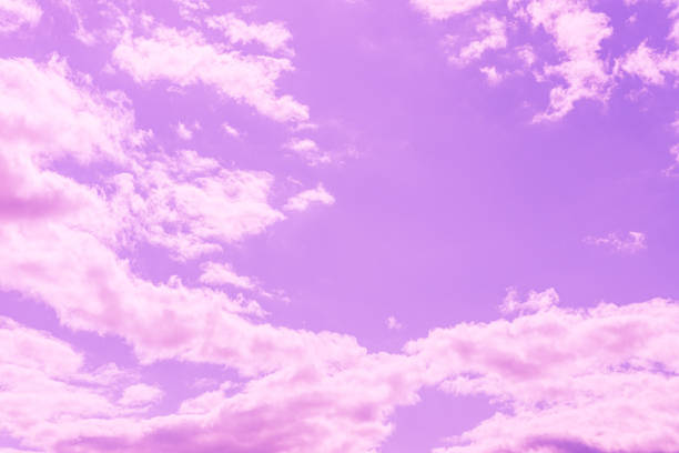 istock Beautiful dramatic pink cloud sky purple and violet tones Background.Toned. 2040194892