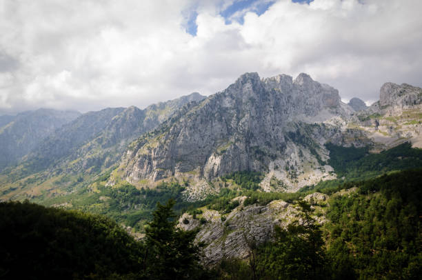 Theth Albanian Alps Landscape in summer