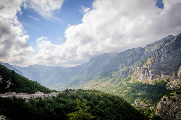 Theth Albanian Alps Landscape in summer