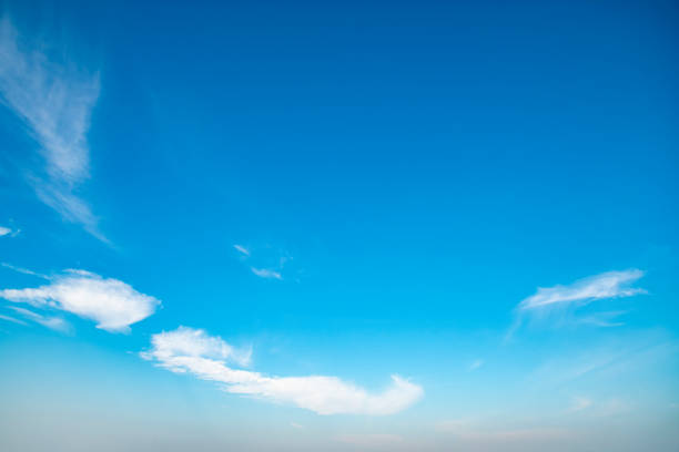 istock Template with blue sky and clouds with empty space for text. Background for cover on the theme of family vacation with copy space. 2040267344