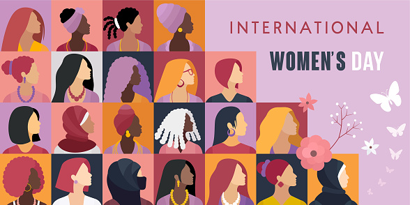 Explore Diverse Unity. A Celebration of Multiracial Women, is an illustration embodying solidarity and strength among women of varied ethnicities, symbolizing the beauty of diversity.