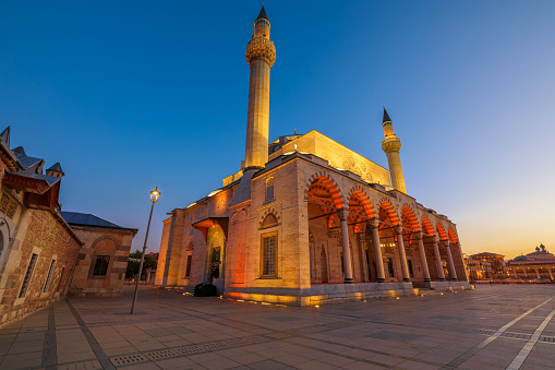 Selimiye Mosque, also referred to as Sultan Selim Camii, stands as splendid testament to architectural skills of the Ottomans and represents the abundant cultural heritage of Konya, a city in Turkey.