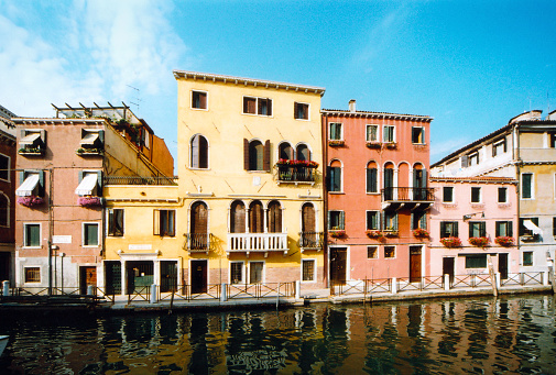 Façades along Rio Santa Fosca, Venice, Italy