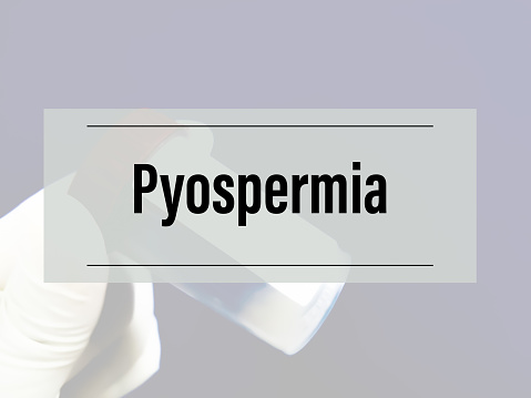 Pyospermia medical term, a high number of white blood cells or puus cell in semen. It can weaken sperm and affect fertility