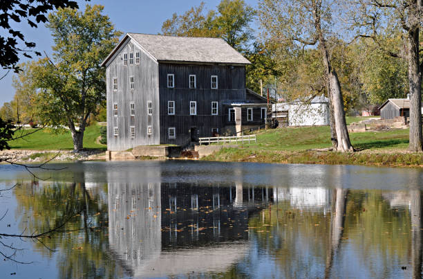 istock Eel River and Stockdale Mill Indiana 2040520686