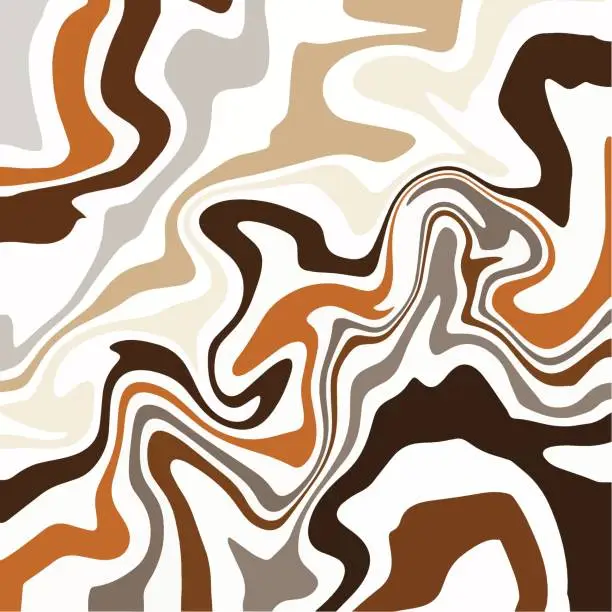 Vector illustration of Abstract texture coffee tones. Texture for banner, poster, flyer, print on fabric cover.