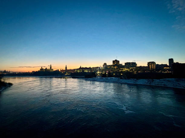 istock Sunrise over the Ottawa River. 2040531630