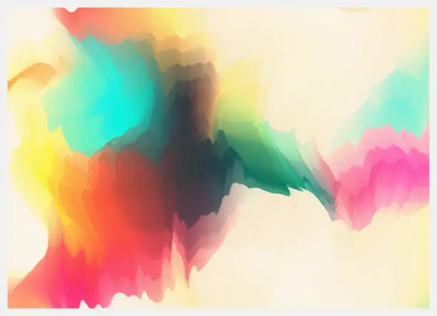 Vector illustration of Vector abstract fluidity liquid effects watercolor covering background