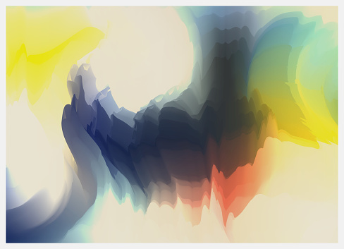 Vector abstract fluidity liquid effects watercolor covering background