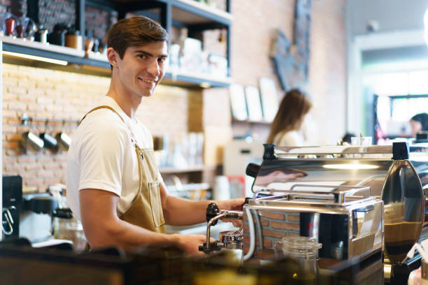 istock Coffee shop and brewers. 2040611148