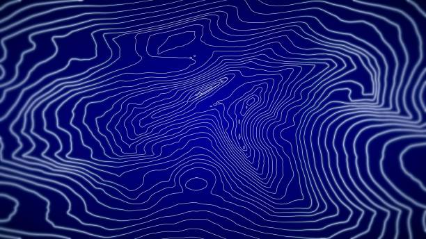 istock Electric blue pattern with white lines on a violet background 2040626354