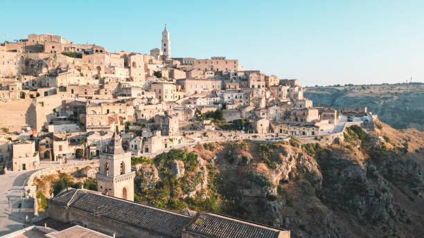istock Sassi di Matera, Basilicata, Southern Italy, Aerial View by Drone 2040632126