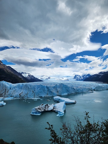 Perito moreno glaciar in argentina patagonia