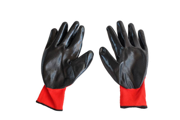 istock Black gardening gloves for Protective and safety. 2040635911
