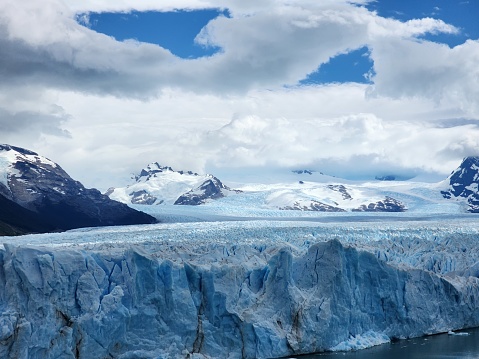 Perito moreno glaciar in argentina patagonia