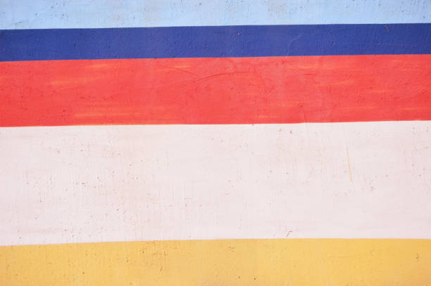 Colorful vintage Bar single word painted old wall, American style