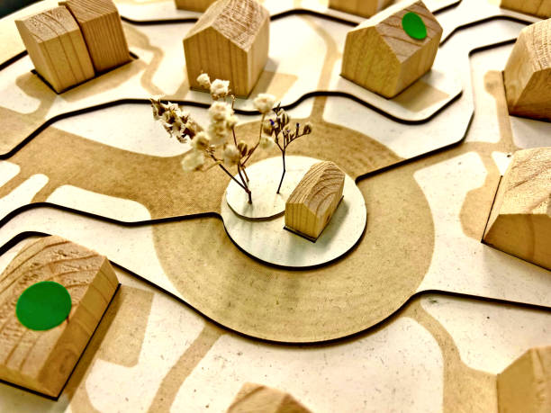 istock A sustainable wooden village model 2040683204