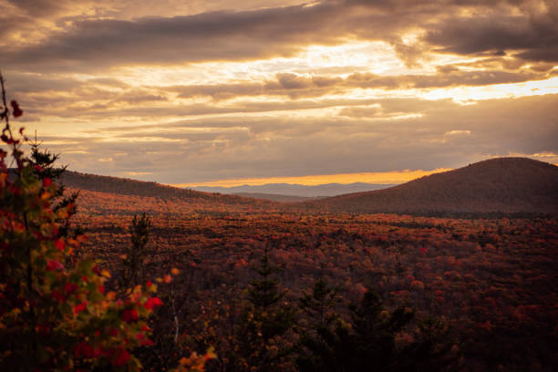 istock Vermont Foliage Autumn Sunset Mountain Landscape 2040701075