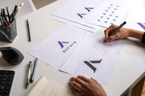 istock Asian Graphic designer working in office. Designing logo Artist Creative Designer Illustrator Graphic Skill Concept. 2040726629