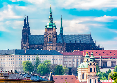 St. Vitus Cathedral in Mala Strana, Czech Republic