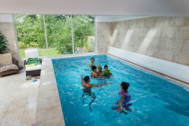 istock Fun Pool Day With The Family 2040741661
