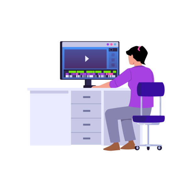 Animation Editing Computer Image 180+ Computer Editing Animation Stock Illustrations, Royalty-Free ...