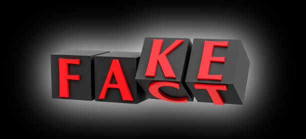istock Cubes with letters flip over and words change from FACT to FAKE 2040745938