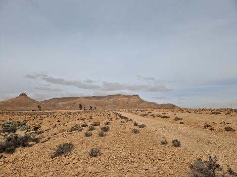 Érosion des montagnes du désert