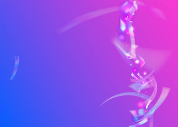 istock Color Confetti. Unicorn Flag. Purple Glare Glitter. Happy Concept. Festive Effect. Retro Holographic Explosion. Rainbow Design. Explosion Burst. Pink Color Confetti 2040797034