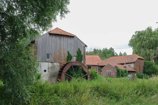Rentfortmolen old watermill in Bilzen, Belgium build in 1862