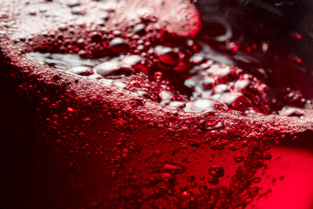 istock Red wine abstract splashing in glass. 2040852945
