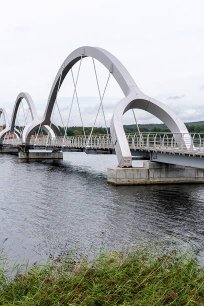 istock Boat crossing a bridge with a water view, Sweden, Soelvesborg 2040856677