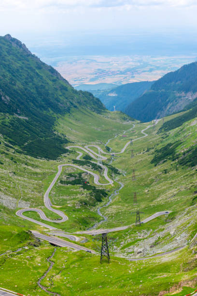 istock Unusual view of a winding road in the mountains 2040875111