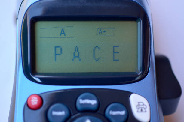 istock Digital representation of peace on a thermal printer 2040876728