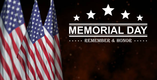 istock Memorial Day Background Design. Remember and Honor. Vector Illustration. USA Flag. 2040896009