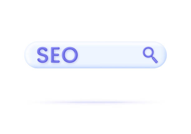 istock 3D Browser SEO search illustration. SEO optimization for marketing. Search bar icon. Research concept 2040945918