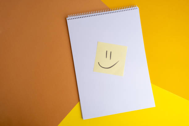 istock Spiral notepad on a colored background. School supplies. Place for text 2041154127