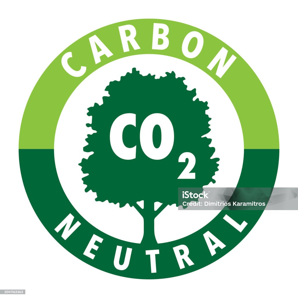 Net So Sticker Net Zero Co2 Or Carbon Neutral Sticker Stock Illustration - Download ...